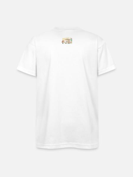Nervy Brothers: Young and Free - Bayside Unisex Heavyweight USA Made T-Shirt - white