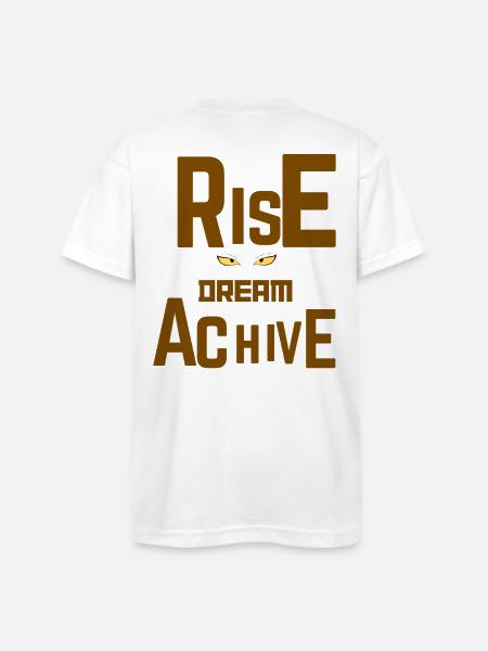 Visionary Ambition - Bayside Unisex Heavyweight USA Made T-Shirt - white