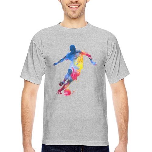 Soccer: Splash Kick - Bayside Unisex Heavyweight USA Made T-Shirt