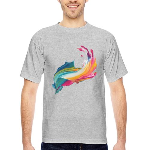 Spectrum Stream - Bayside Unisex Heavyweight USA Made T-Shirt