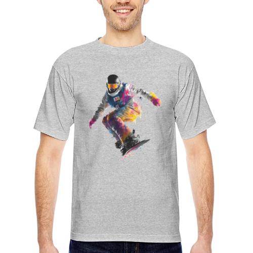 Snowboarding: Frozen Palette - Bayside Unisex Heavyweight USA Made T-Shirt