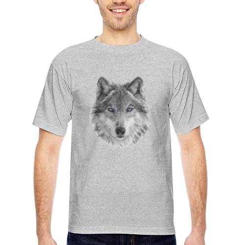 Frost-Eyed Alpha - Bayside Unisex Heavyweight USA Made T-Shirt