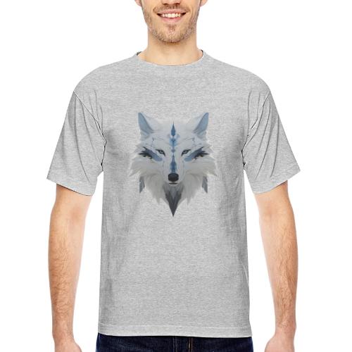 Ivory Grace Wolf - Bayside Unisex Heavyweight USA Made T-Shirt