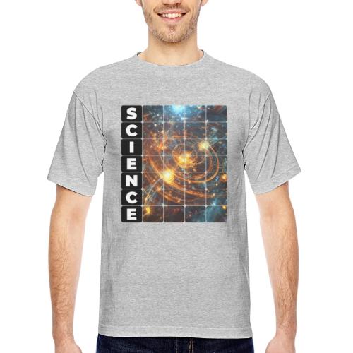 Golden Core of Science - Bayside Unisex Heavyweight USA Made T-Shirt