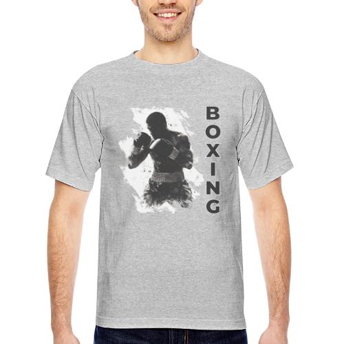 Boxing Vibes - Bayside Unisex Heavyweight USA Made T-Shirt
