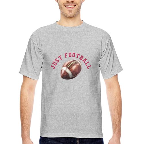 Just Football - Bayside Unisex Heavyweight USA Made T-Shirt