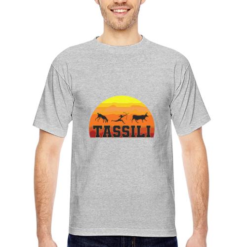 Algeria: Tassili Timeless - Bayside Unisex Heavyweight USA Made T-Shirt