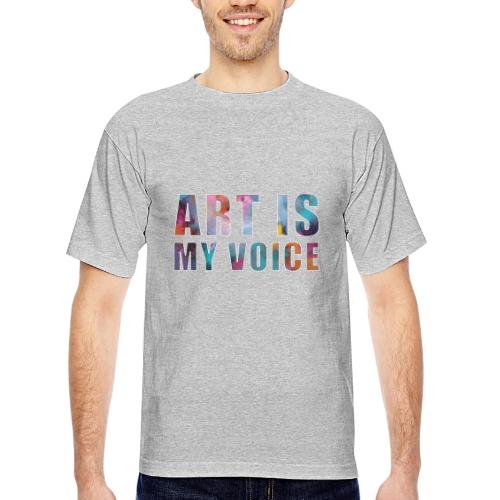 Art Is My Voice - Bayside Unisex Heavyweight USA Made T-Shirt