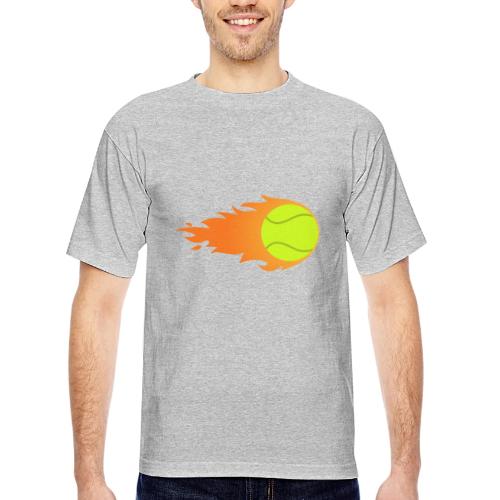 Tennis Ball - Bayside Unisex Heavyweight USA Made T-Shirt