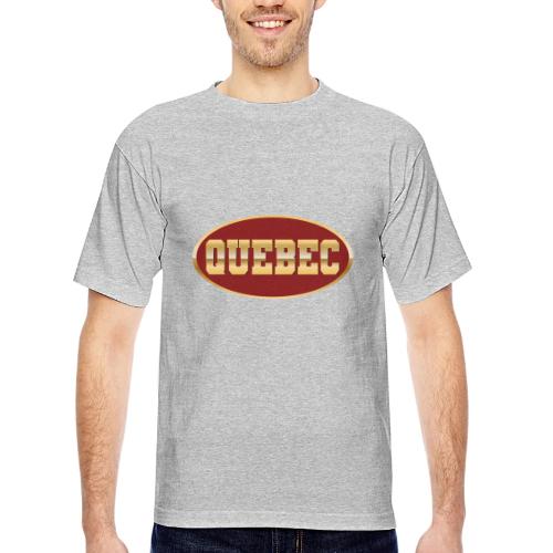 Quebec Gleams - Bayside Unisex Heavyweight USA Made T-Shirt