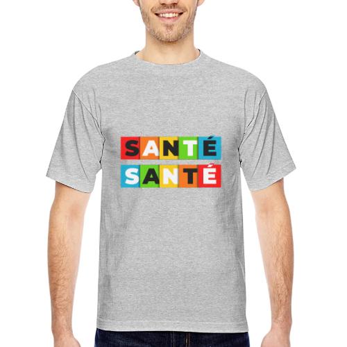 Santé en couleurs - Bayside Unisex Heavyweight USA Made T-Shirt