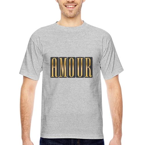 Golden Love - Bayside Unisex Heavyweight USA Made T-Shirt