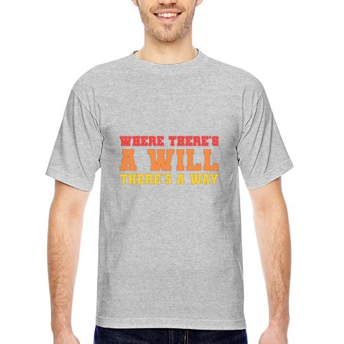 Willpower Wins - Bayside Unisex Heavyweight USA Made T-Shirt