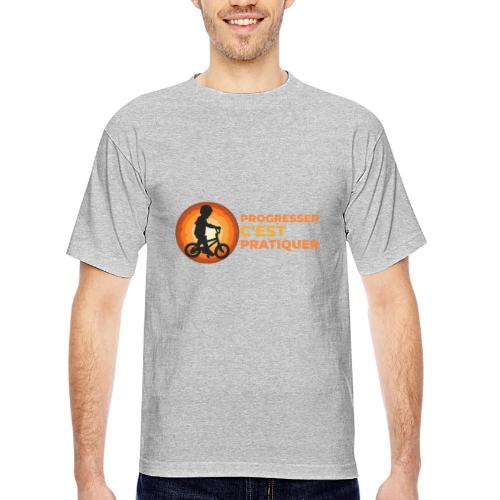 On the Move Towards Progress - Bayside Unisex Heavyweight USA Made T-Shirt