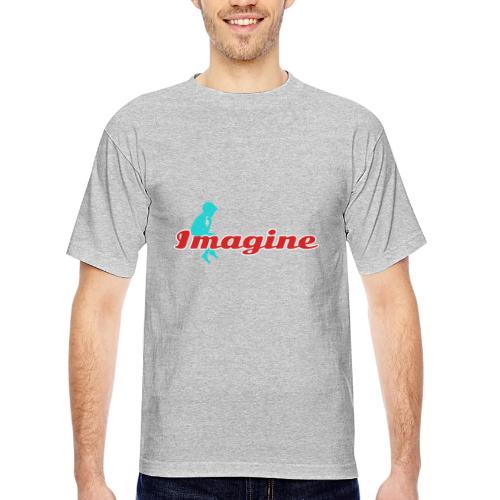 Imagine – Inspire Creativity & Dreams - Bayside Unisex Heavyweight USA Made T-Shirt