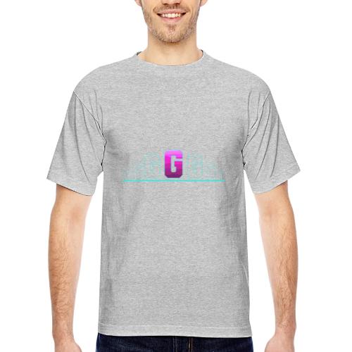Letter G – Capital Varsity Alphabet Monogram - Bayside Unisex Heavyweight USA Made T-Shirt