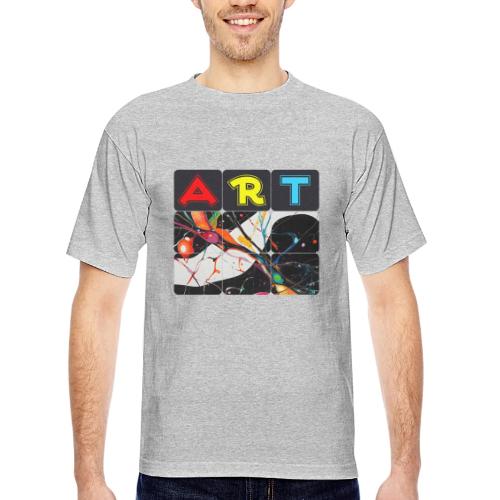 Art in Motion: Color Unleashed - Bayside Unisex Heavyweight USA Made T-Shirt