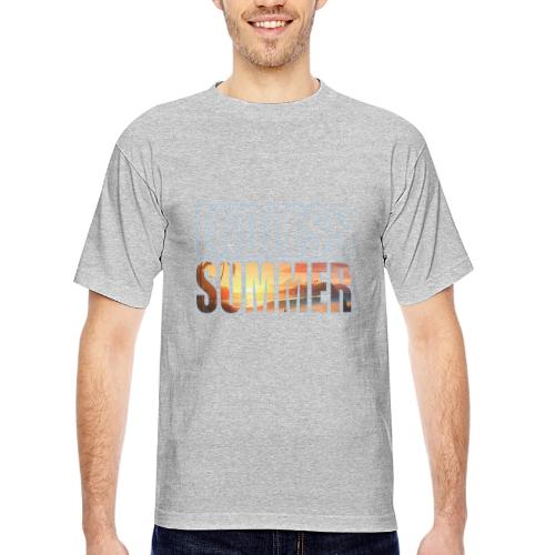 Golden Summer Vibes - Bayside Unisex Heavyweight USA Made T-Shirt