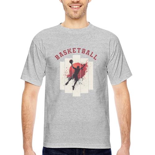 Basketball Energy - Bayside Unisex Heavyweight USA Made T-Shirt