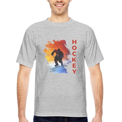 Hockey Energy - Bayside Unisex Heavyweight USA Made T-Shirt