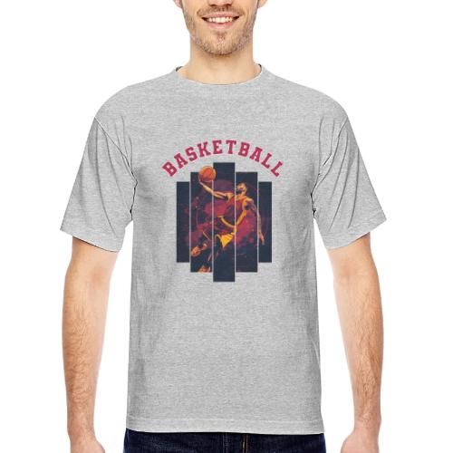 Basketball Spirit - Bayside Unisex Heavyweight USA Made T-Shirt