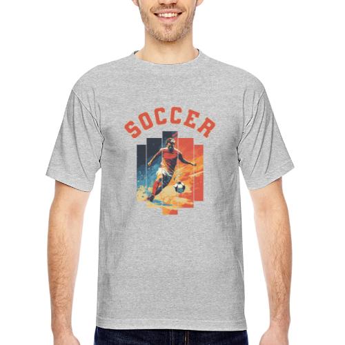 Soccer Spirit - Bayside Unisex Heavyweight USA Made T-Shirt