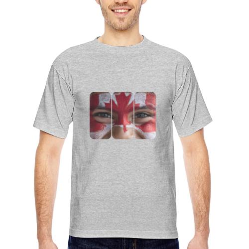 Proudly Canadian - Bayside Unisex Heavyweight USA Made T-Shirt