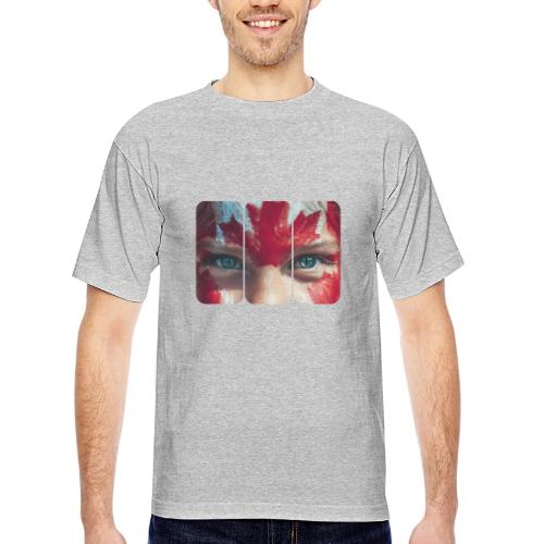 Canada: Northern Spirit - Bayside Unisex Heavyweight USA Made T-Shirt
