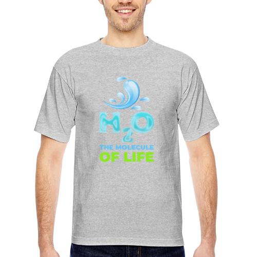 The Molecule of Life - Bayside Unisex Heavyweight USA Made T-Shirt