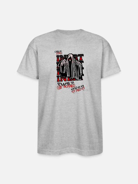 The Smoking Areas. - Bayside Unisex Heavyweight USA Made T-Shirt - heather gray