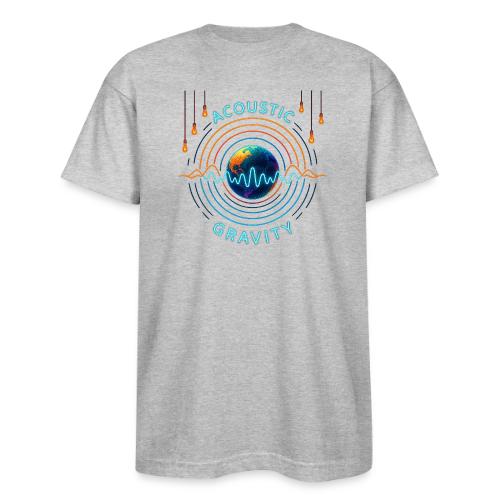 Acoustic Gravity Earth - Bayside Unisex Heavyweight USA Made T-Shirt