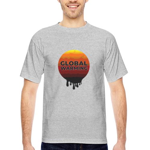 Global warming - Bayside Unisex Heavyweight USA Made T-Shirt