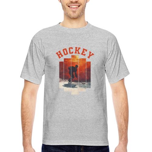 Hockey Dreams - Bayside Unisex Heavyweight USA Made T-Shirt