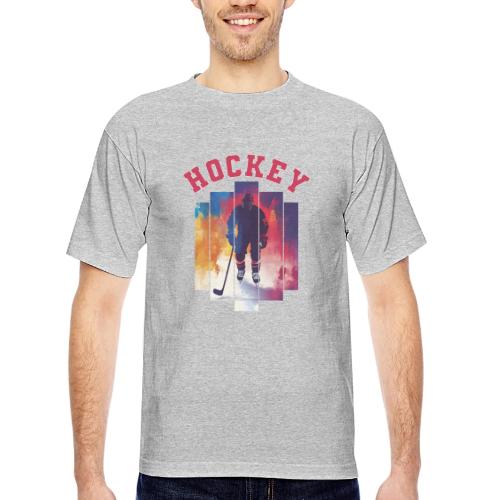 Hockey Zone - Bayside Unisex Heavyweight USA Made T-Shirt