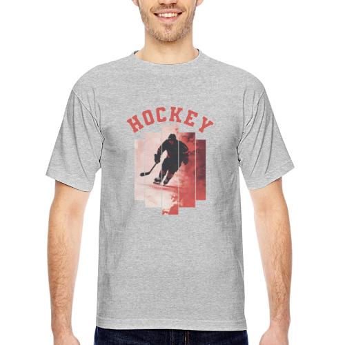 Hockey Spirit - Bayside Unisex Heavyweight USA Made T-Shirt