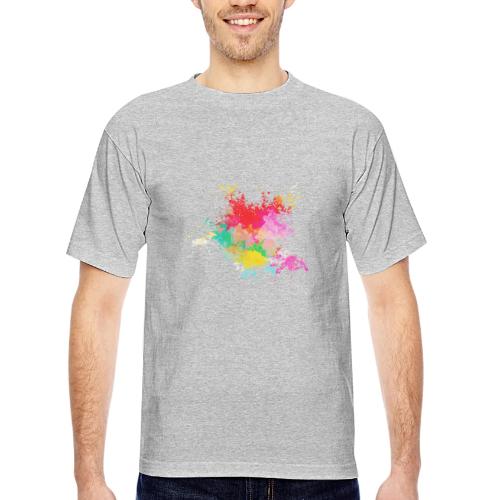 Psychedelic: Color Storm - Bayside Unisex Heavyweight USA Made T-Shirt
