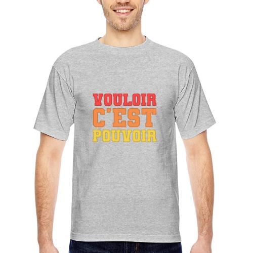Where there's a will there's a way - Bayside Unisex Heavyweight USA Made T-Shirt