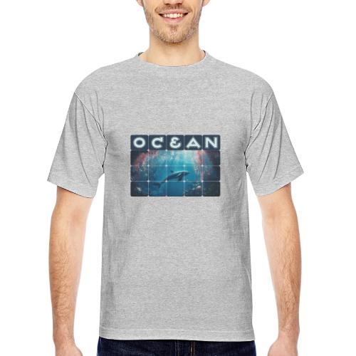 Ocean: Blue Grace - Bayside Unisex Heavyweight USA Made T-Shirt