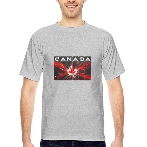 Canada Splash - Bayside Unisex Heavyweight USA Made T-Shirt