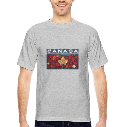 Canada's Living Canvas - Bayside Unisex Heavyweight USA Made T-Shirt