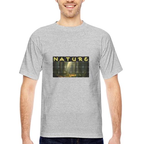 Nature: Sunlit Canopy - Bayside Unisex Heavyweight USA Made T-Shirt