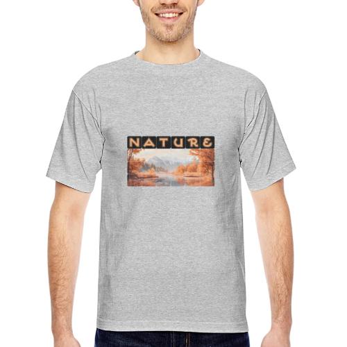 Nature: Autumn Glow - Bayside Unisex Heavyweight USA Made T-Shirt