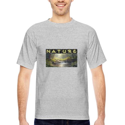 Nature: Verdant Bloom - Bayside Unisex Heavyweight USA Made T-Shirt