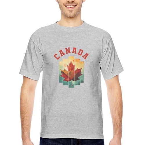 Canada’s Artistic Emblem - Bayside Unisex Heavyweight USA Made T-Shirt