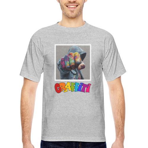 Graffiti: Urban Expression - Bayside Unisex Heavyweight USA Made T-Shirt