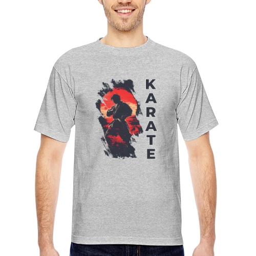Karate: the art of self-mastery - Bayside Unisex Heavyweight USA Made T-Shirt