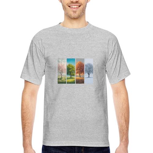 The four Seasons - Bayside Unisex Heavyweight USA Made T-Shirt