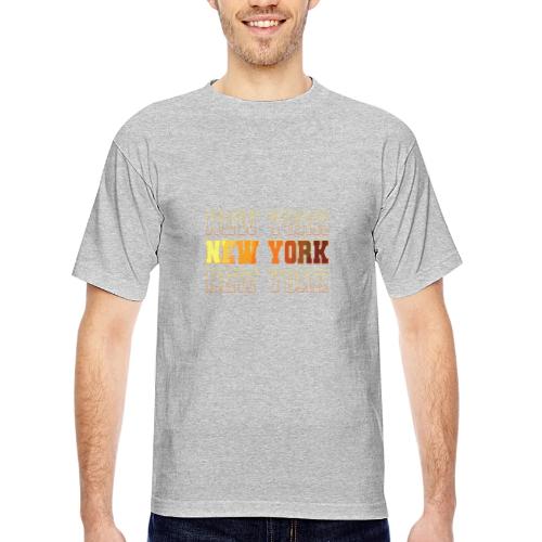 New York Varsity Echo - Bayside Unisex Heavyweight USA Made T-Shirt