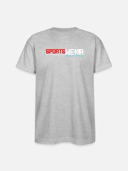Sports wear - Bayside Unisex Heavyweight USA Made T-Shirt - heather gray