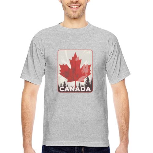 Echoes of Canada - Bayside Unisex Heavyweight USA Made T-Shirt